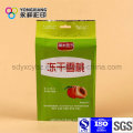 Tamanho personalizado Gusset Side Dry Fruit Plastic Food Package